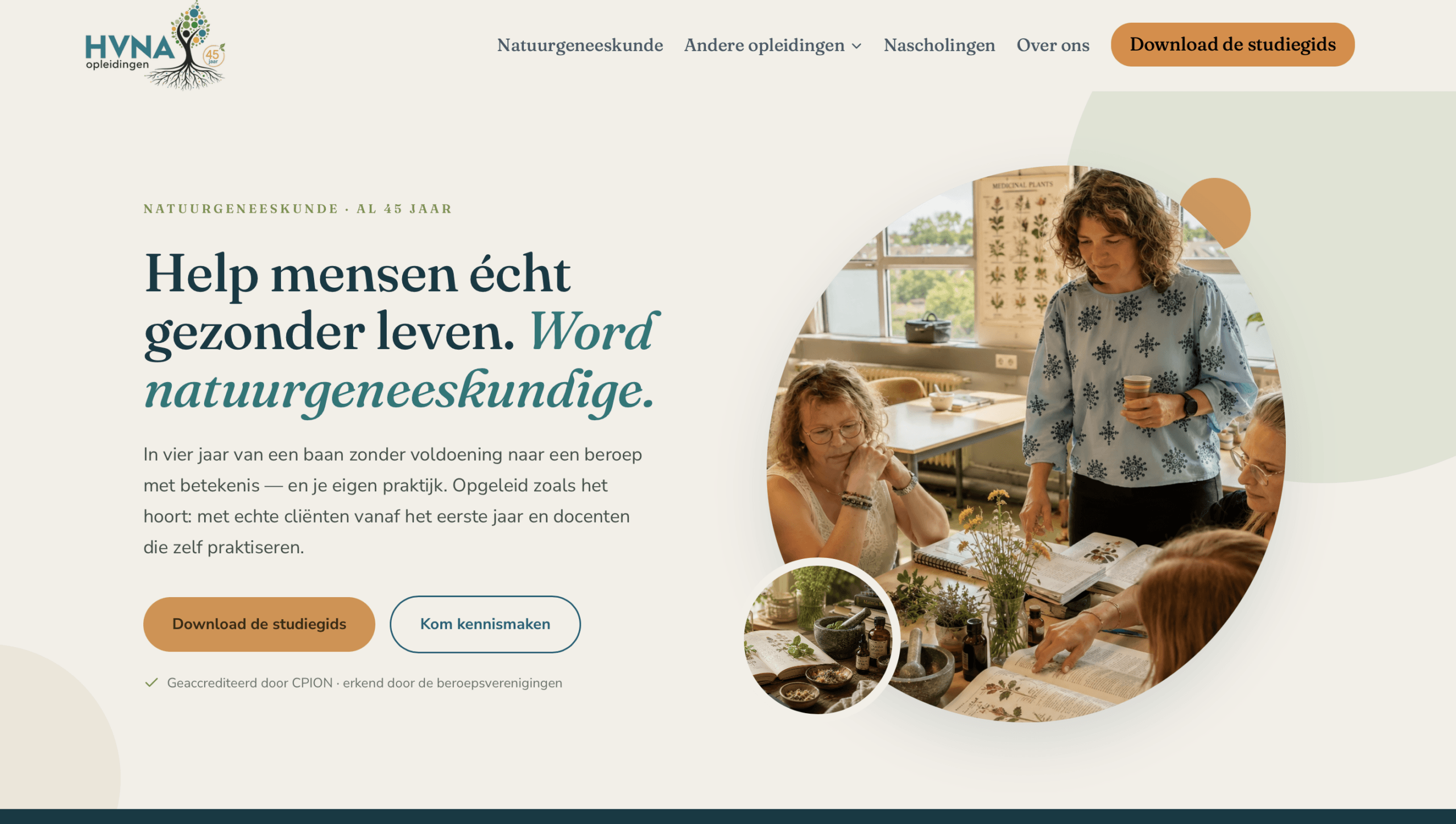 Website HVNA Opleidingen